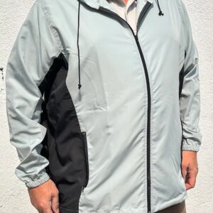 Cortaviento Gris con Negro - Imagen 3