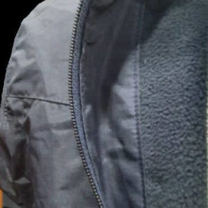 Parka negra forrada polar 2xl-7xl - Imagen 3