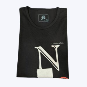 Polera negra los angeles m corta - Imagen 1