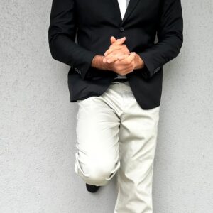 [OLD] Pantalón Gabardina Vestir Crudo Elasticado - Imagen 5